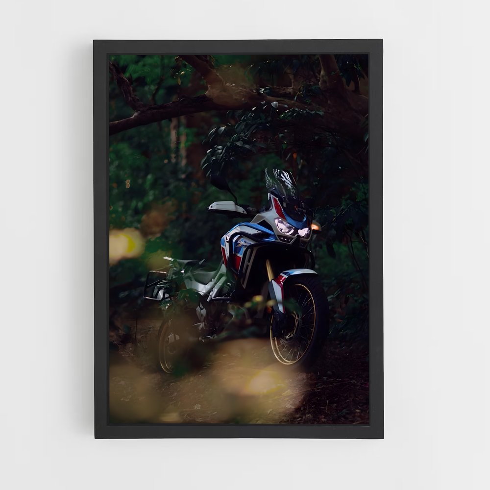 Poster splendide moto Africa Twin CRFL – affiche Honda Moto (vue 2)